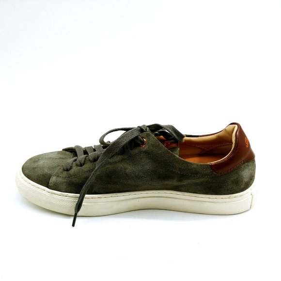 Good Man Mens‎ Lace Up Sneaker Grey Suede Cushioned - Picture 2 of 8
